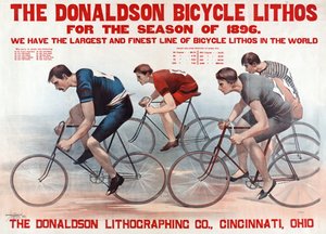 Le vélo Donaldson Lithos pour la saison de 1896, pub. 1896 - American School